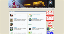 Desktop Screenshot of nissert.com.tr